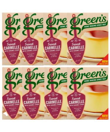 Carmelle Bundle with Greens Sweet Carmelle and Caramel Syrup 70g (8 Pack)