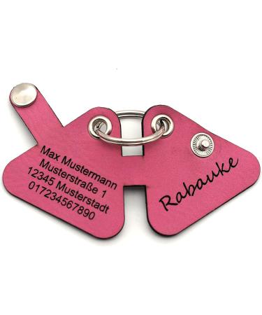 Copter Farm Dog Brand Bag | Custom Engraved Art & Real Leather | Pink Triangle Design for Dogs - Buy Online on GoSupps.com