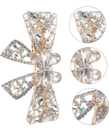 minkissy Hair Clips for Girls Hair Jewelry Girls Hair Accessories Bow Hair Clips Hair Clips for Women Rhinestone Hairpin Hair Clasp Girls Hair Clips White Miss Crystal Rhinestones Top Clip - Buy Online on GoSupps.com