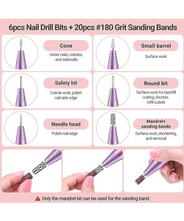 MelodySusie Professional Acrylic Nail Kit Set with Electric Nail Drill, UV LED Nail Lamp, and 3D Nail Art Decoration - All-in-One Compact Efile Electrical File Kit for Gel Nails - Buy Online on GoSupps.com
