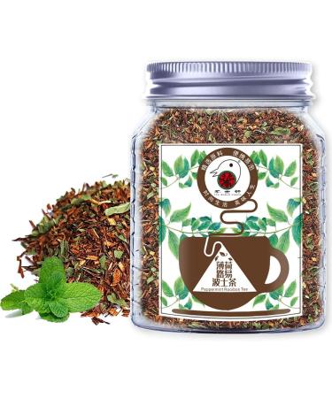 Plant Gift Peppermint Rooibos Tea Oganic Fruit Herbal Tea All Natural Flavors Loose Leaf Non GMO Vegan Tea Bags Into Iced Tea & Hot Tea 70G/2.5oz - Buy Online on GoSupps.com