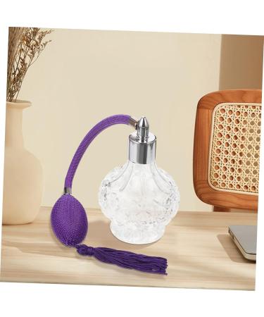 POPETPOP Star Perfume Bottle Delicate Perfume Spray Bottle Spray Perfume Crystal Perfume Dispenser Spray Fragrance Bottle Home Perfume Purple Diffuser Vintage Glass Travel 11X7X7CM Purple - Buy Online on GoSupps.com