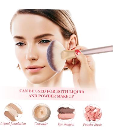 minkissy 5 Sets Makeup Brush Highlighter Blush for Cheeks Facial Makeup Applicator - Buy Online on GoSupps.com