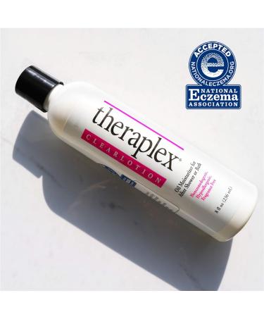 Theraplex Clear Emollient Lotion (8 oz) - No Parabens, Noncomedogenic & Hypoallergenic - Fragrance-Free - Dermatologist Recommended - Pack of 4 - Buy Online on GoSupps.com