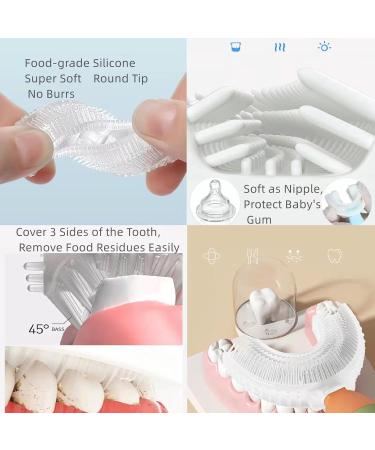 Buy 360 U-Shaped Toothbrush for Toddlers & Kids (Ages 2-8) | Foam Manual 2 Koalas + Extra Heads - Buy Online on GoSupps.com