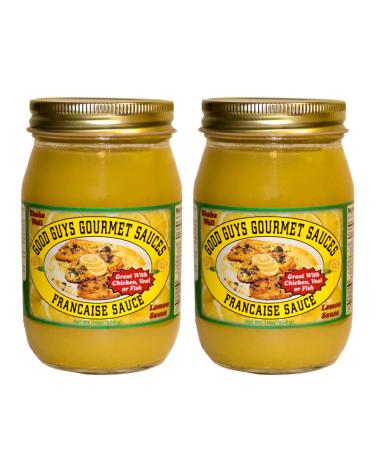 Francaise Sauce - Cooking Sauce made with White Wine - make chicken, veal, seafood or fish tasty - Packed in USA (2 Pack)