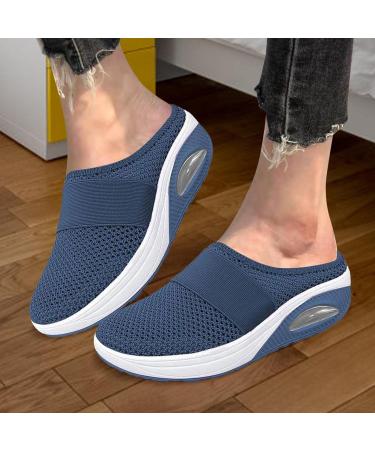 2023 New Orthopedic Women's Sneakers | Casual Breathable Arch Support Shoes Blue US 8 - Buy Online on GoSupps.com
