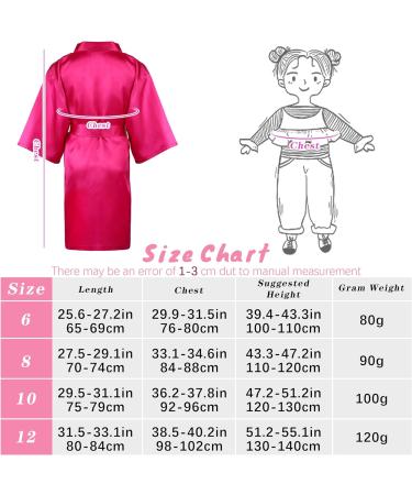 30 Pieces Spa Party Costume Set for Girls | Satin Kimono Robe, Headband, Patch, Non-woven Bag, Pedicure Slippers | Hot Pink - Buy Online on GoSupps.com