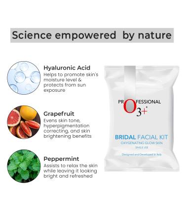 O3+ Bridal Facial Kit Oxygenating Glow Skin for Deep Cleansing Bright & Radiant Complexion Suitable for All Skin Types (81g Single Use) - Buy Online on GoSupps.com
