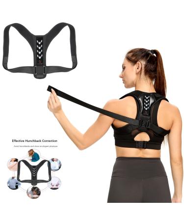 ZAHBRO Posture Corrector for Men and Women - Adjustable Clavicle Brace for Improved Posture and Back Pain Relief - Comfortable and Breathable Upper Back Support - Improve Posture and Confidence