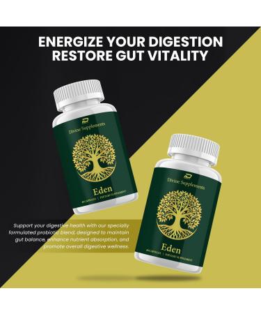 Indelo Eden Capsules Eden Pills All-Natural Daily Supplement Digestive Support Gut Wellness Pastillas Review (2 Pack - 120 Capsules) - Buy Online on GoSupps.com