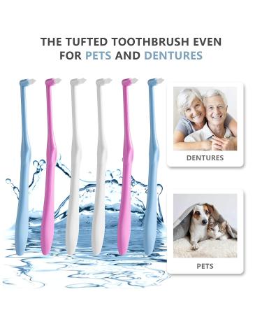 LOVEWEE End-Tuft Tapered Trim Toothbrush - 6 PCS Interspace Brush for Braces & Bridges - Buy Online on GoSupps.com