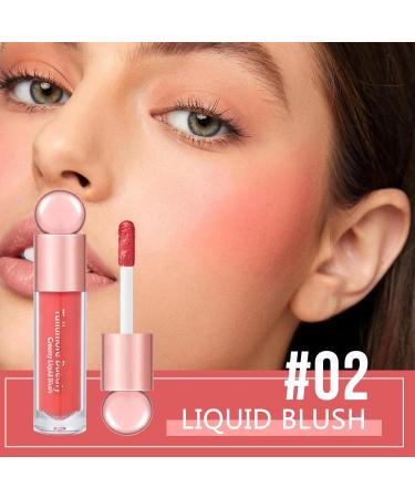  Lightweight Velvet Makeup - Waterproof Velvet Cheek Tint for Cheeks Eyes Lips Long-Lfor Girls Uaxiu 02# - Buy Online on GoSupps.com
