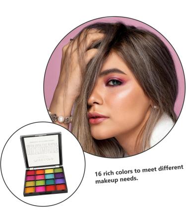FOMIYES 16 Eyeshadow Palette Matte Eyeshadow Eye Shadow Makeup Eyeshadow Glitter Eyeshadow Face Paints Pink - Buy Online on GoSupps.com