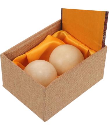 Buy Wofashpuret Hand Exercise Balls - 1 Set of Jade Fitness Stress Balls for Hand Rolling & Massage | Portable Gymnastics Ball - Buy Online on GoSupps.com