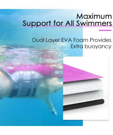 ThinkPet Adjustable Dog Life Jacket - Reflective Purple Lifesaver for Safety & Buoyancy | International Shipping - Buy Online on GoSupps.com
