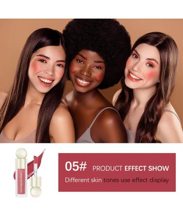 Erinde Liquid Blush Stick for Cheeks - #05 Creme Matte Rouge Breathable & Dewy Finish Makeup for Women - 1 Pack - Buy Online on GoSupps.com