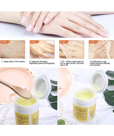 Wax Hand Mask 170g - Milk & Honey Paraffin Wax for Hands and Feet - Exfoliating and Moisturizing Foot Mask for Beautiful, Nourished Skin - Buy Online on GoSupps.com