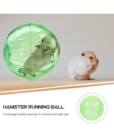Totority Hamster Exercise Ball 3.9 Inch Transparent Hamster Ball Running Hamster Wheel for Dwarf Hamsters - Buy Online on GoSupps.com