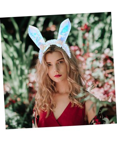 PLAFOPE Rabbit Ear Headband Bunny Ears Hair Clip Party Headband for Women Cartoon Rabbit Headband Party Headband for Adults Rabbit Ear Hairband Pvc Rain Wire. Plastic Floor. Satin Cloth - Buy Online on GoSupps.com
