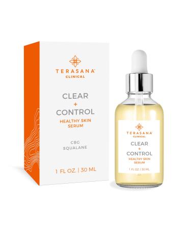 Terasana Clinical Clear + Control Healthy Skin Face Serum | All-Natural  Vegan  Cruelty-Free Spot Treatment for Clear Skin (1 FL OZ.)