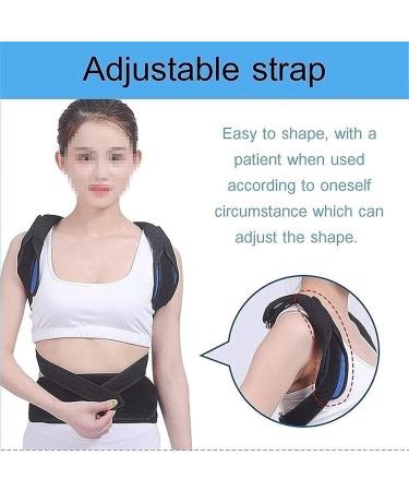 Spinal Protector Back Brace for Adults - Lumbar & Shoulder Posture Corrector | Pain Relief for Men & Women | Small Size - Buy Online on GoSupps.com