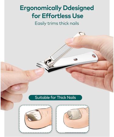MR.GREEN Ingrown Nail Clippers Slanted Curved Blade Nail Clippers for Ingrown Nails Toenail Clippers for Thick Nails Medical Grade Stainless Steel Professional fingernail Clippers For Men And Women - Buy Online on GoSupps.com