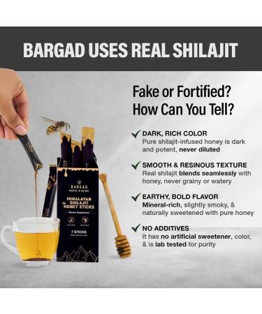 Pure Himalayan Shilajit Sticks with Organic Honey & Saffron (7 Count) | Easy Single Use Shilajit Sticks | Boosts Energy & Immunity with 85+ Trace Minerals 75%+ Fulvic Acid classic - Buy Online on GoSupps.com