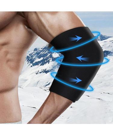 VENTDOUCE Elbow Ice Pack Wrap Hot Cold Ice Packs for Injuries Compress Elbow Brace for Tennis Elbow Golfers Elbow Bruises Gel Ice Pack Wrap for Knee Elbow Calf - Buy Online on GoSupps.com