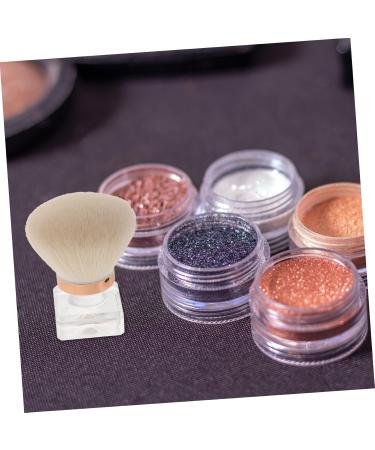 minkissy Foundation Brush Makeup Brush Powder Brush for Loose Powder Makeup Powder Brush Highlighter Brush Blush Brush Loose Powder Brush Make up Miss Tool White Plastic Manicure - Buy Online on GoSupps.com