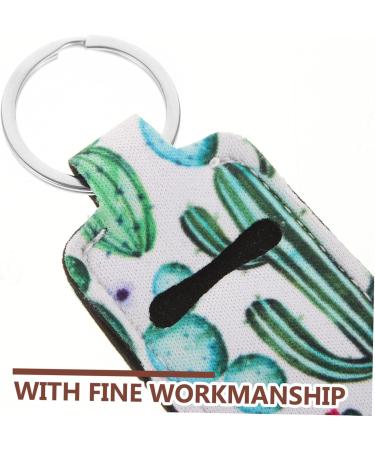 5pcs Portable Square Keychain Lipstick Storage Sleeve | Neoprene Lipstick Holder & Floating Key Rings for Boats - Shop Now - Buy Online on GoSupps.com
