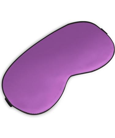Super Soft Sleep Mask - Adjustable Lightweight Eye Masks for Men & Women | Perfect Light Blocking in Light Purple Purple & Deep Purple - Buy Online on GoSupps.com