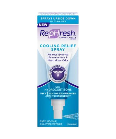 RepHresh Cooling Relief Spray 0.5 Ounce (Pack of 2) 0.5 Fl Oz (Pack of 2)