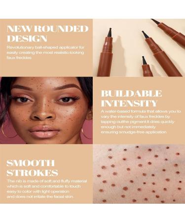 Lunaobrik Liquid Summer Sprouts Pen Makeup Pen Artificial Sprouts Water Resistant Small Round Head Freckle Pen Quick Drying for Cosmetics - Buy Online on GoSupps.com