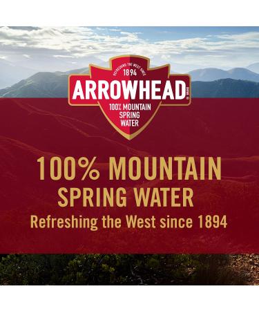 Arrowhead Mountain Spring Water - 1 Gallon Unflavored (128 Fl Oz) | Refreshing Natural Spring Water for International Shipping - Buy Online on GoSupps.com