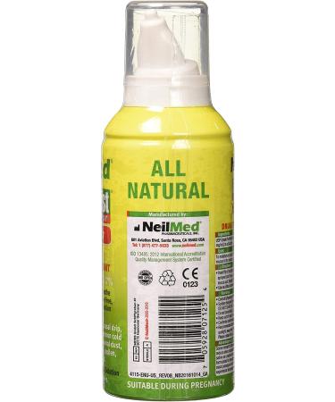 NeilMed NasaMist Hypertonic Extra Strength Saline Spray 4.5 fl oz - Green (1 Pack) - Buy Online on GoSupps.com