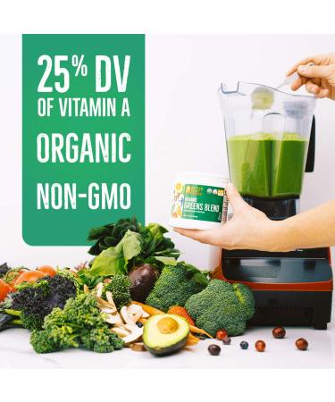 BetterBody Foods Organic Greens Blend (8 oz) - Superfood Powder for Nutrition & Smoothie Boosting - Buy Online on GoSupps.com