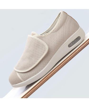 MisFun Unisex Diabetic Shoes with Adjustable Closure for Edema and Arthritis - Black/Grey - Size 13 - Buy Online on GoSupps.com