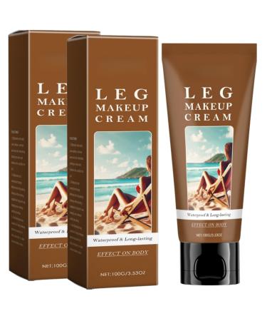 Maquillage imperm able pour les jambes et le corps Waterproof Long-Lasting Sweat-Proof Coverage Concealer couverture de tatouage et de cicatrices les jambes et le corps facile appliquer couvre co