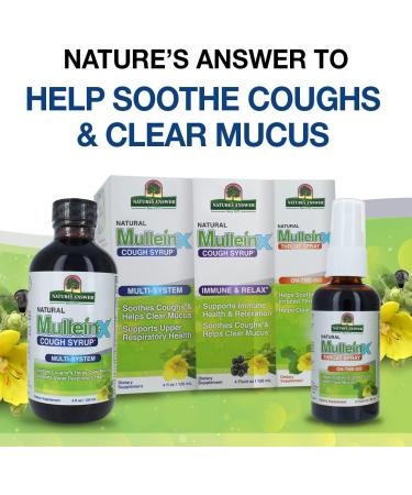Nature's Answer Mullein X Kids Throat Spray 2oz - Gluten Free Vegetarian Alcohol Free Non GMO Clears Mucus Soothes Irritated Throat Made in USA - Support for Children Toddlers- Travel Size - Buy Online on GoSupps.com