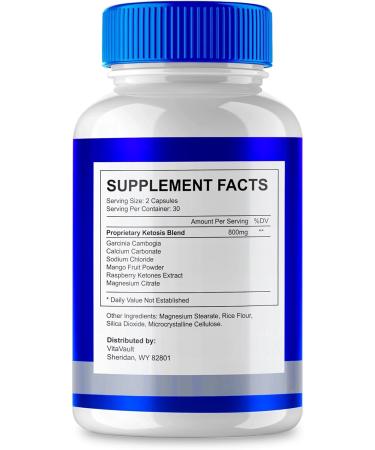 Vitavault (5 Pack) Keto Prime Keto Capsules Support Your Keto Journey with The Power of Capsules - Buy Online on GoSupps.com