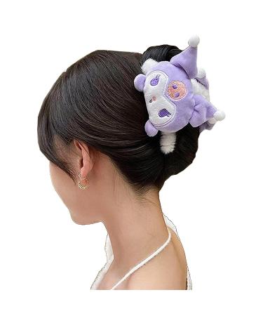 Kawaii Hair Claw Clips & Wristband Set - Large Clips for Thick Hair - Nonslip Strong Hold - Styling Accessories for Heatless Curler - Buy Online on GoSupps.com