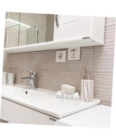 Ciieeo 2 Pcs Diatomite Soap Pad White Soap Dish Diatomite Soap Holder Soap Silicone Pad Soap Rack Soap Stand Soap Holder for Shower Soap Container Soap Holders Diatom Mud Soap Tray - Buy Online on GoSupps.com