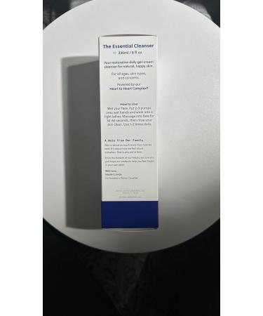 L'AMARUE Essential Cleanser 8 fl oz: Gentle Daily Skincare Face Wash Anti-Acne Hydrating and Moisturizing and Anti-Aging with Ceramides and Antioxidants | Vegan & Cruelty-Free for All Skin Types - Buy Online on GoSupps.com