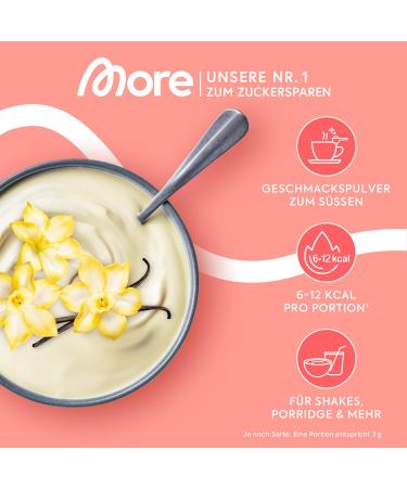 Buy More Chunky Flavour Vanilla Perfection Powder - Low Sugar High Quality 250g - Made in Germany - Buy Online on GoSupps.com