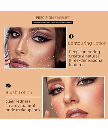 Matte Finish Liquid Contour Stick - Waterproof Dual Color Body and Face Makeup Wand - Buy Online on GoSupps.com