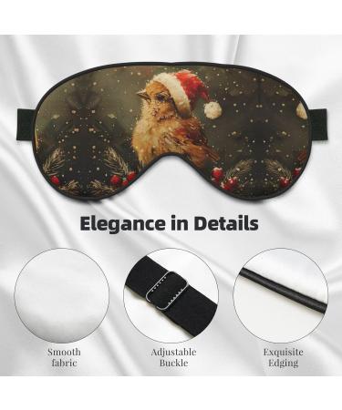 Merry Christmas Double-Sided Eye Mask | Soft Light-Blocking Sleep Enhancer - International Shipping Available - Buy Online on GoSupps.com