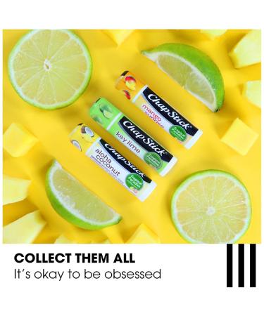 Chapstick Lip Balm Mango Sunrise 6-Pack Sweet Fruity & Tropical Moisturizer for Dry Lips 0.15 Oz - Buy Online on GoSupps.com