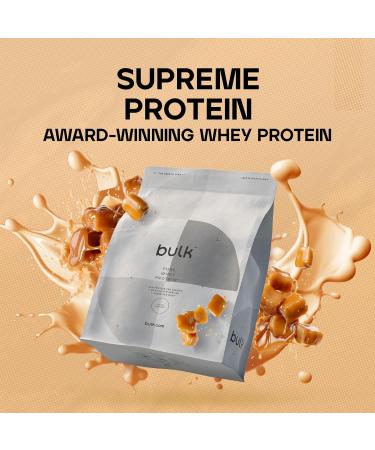Salted Caramel Whey Protein Powder Shake 2.5kg - Bulk Packaging - 1 Pack - Buy Online on GoSupps.com
