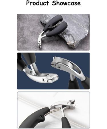 Dinghoale Nail Clippers Toenail Clippers for Thick Nails with Soft Grip Stainless Steel Nail Clippers Thick Nails Toe Nail Clipper Professional Toenail Clipper for Men Women Senior - Buy Online on GoSupps.com